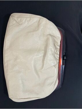 Vintage Leather Clutch Bag